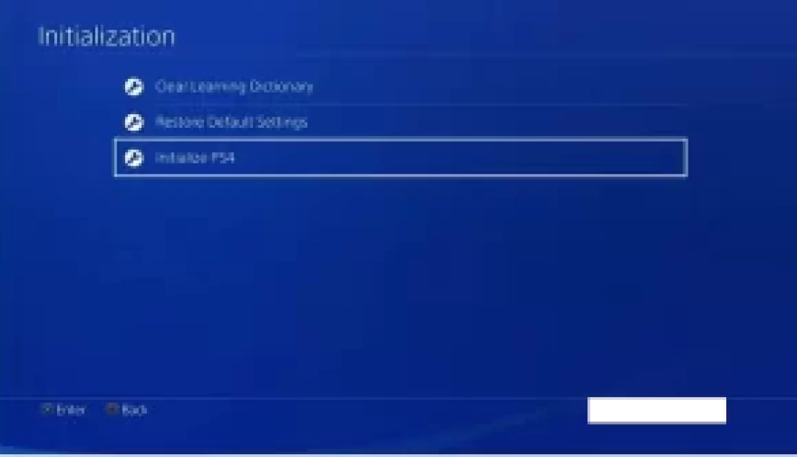 How to Factory Reset PS4