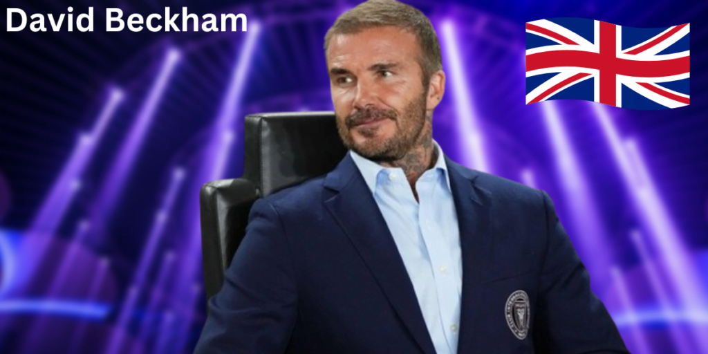 The Top 10 Most Handsome Men in the World for 2023 6 David Beckham, the handsome soccer icon, posing confidently with a charming smile.