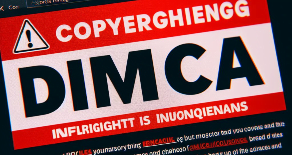 The Best YouTube to MP3 Converter & Downloader: Aytmp3 6 Illustration representing DMCA concerns with a warning symbol and text.